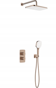 Kfa Termostatická Sprchová Súprava Pod Omietku Malaga Brushed Rose Gold Pvd