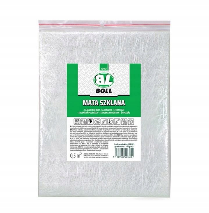 BOLL MATA SZKLANA 150g/m2 0,5m2 002193
