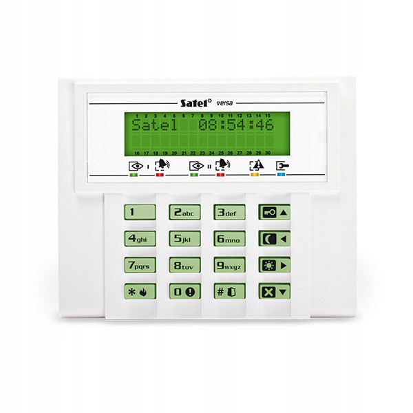 LCD klávesnice Satel Versa-lcd-gr pro zabezpečovací systém