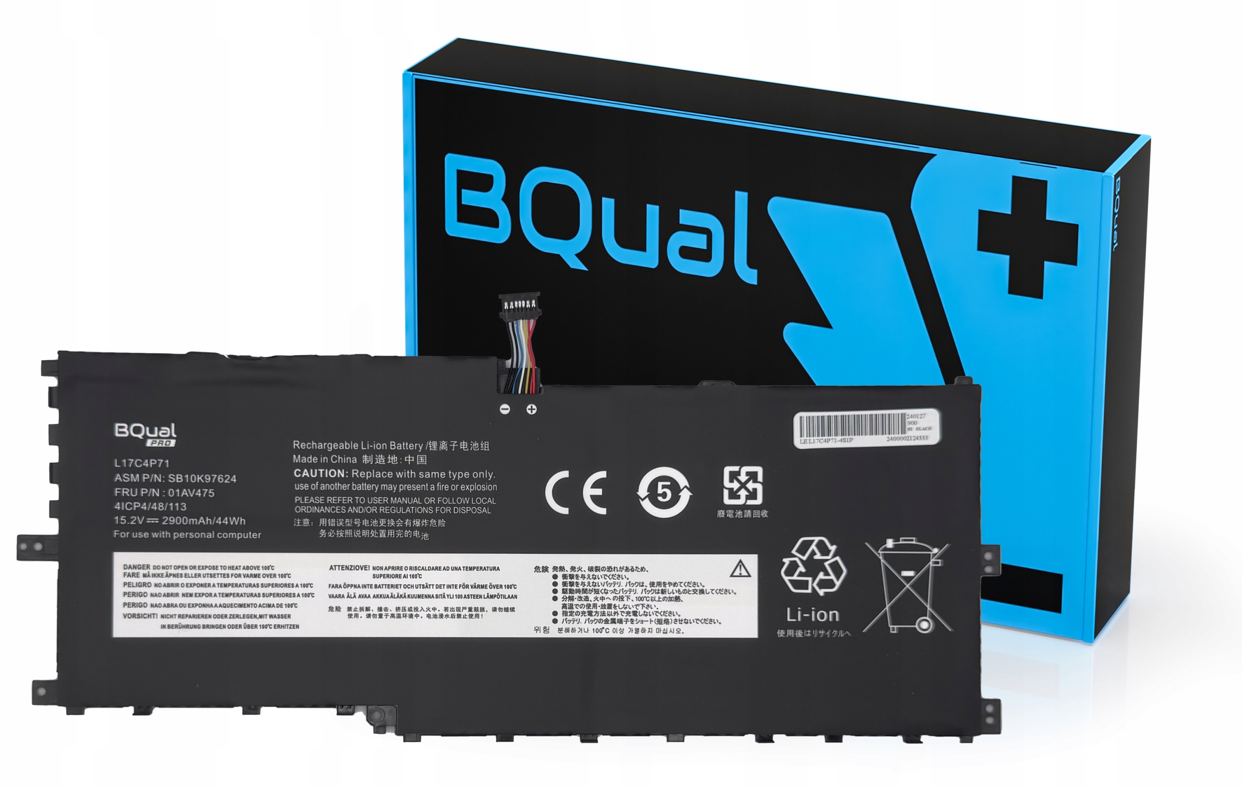 Baterie L17C4P71 01AV475 pro Lenovo ThinkPad X1 Yoga Gen 3 2018