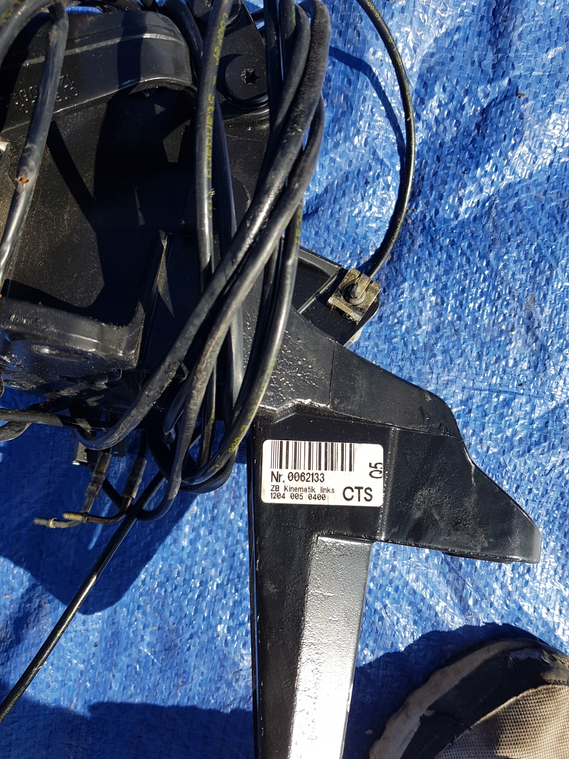 MERCEDES SL R230 W230 hinge bonnet roofs left