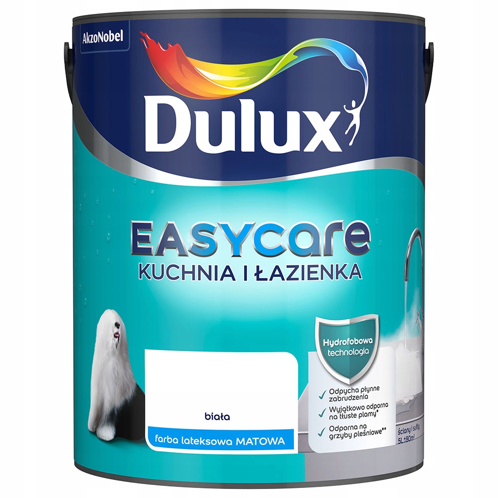 

Dulux Farba Do Kuchni i Łazienki Biała Matowa 5L