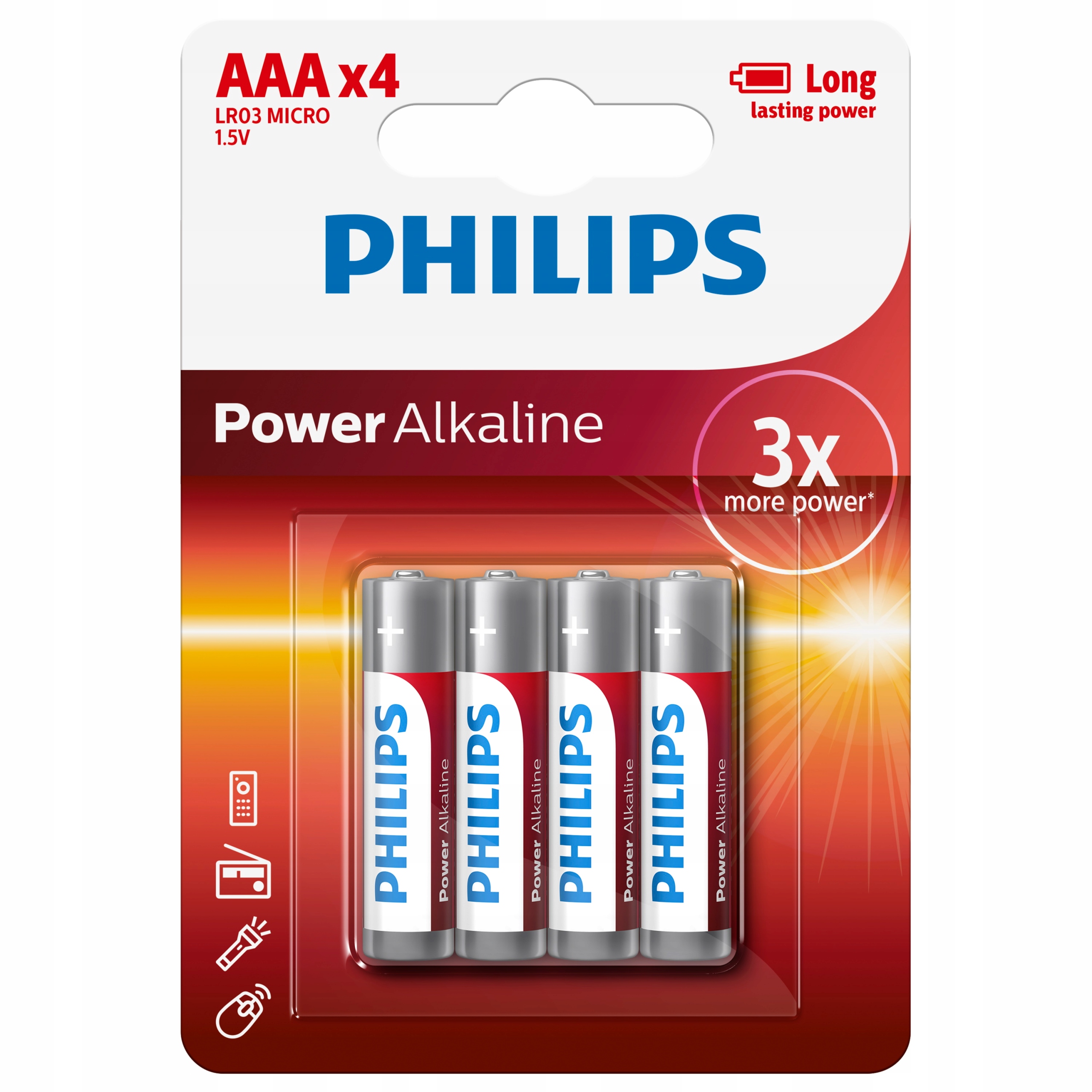 

Philips Baterie LR03 Aaa Power Alkaline 4szt.