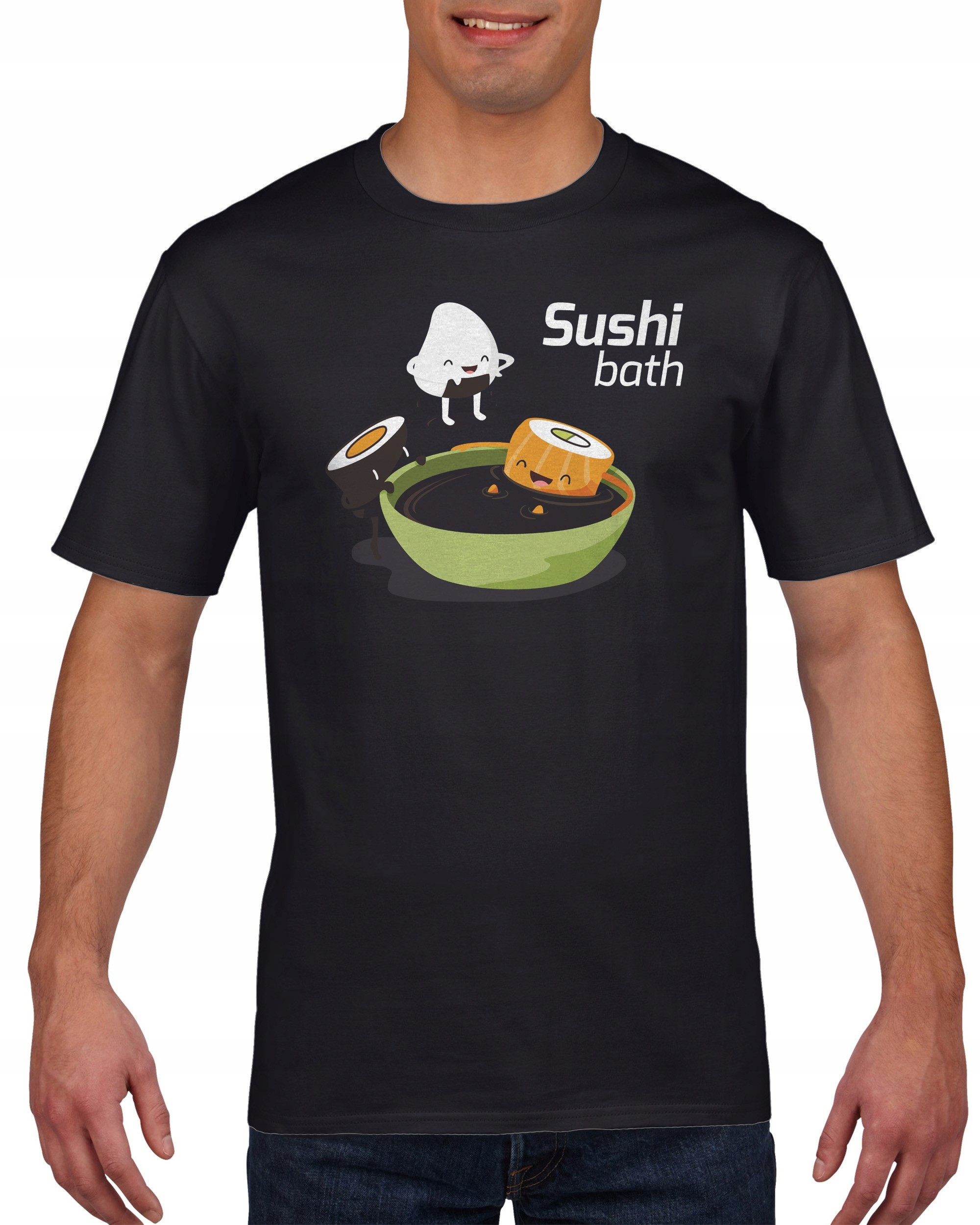 

Koszulka męska Kąpiel Sushi c M