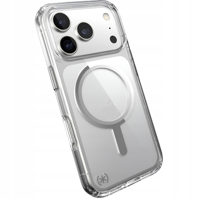 Pouzdro pro iPhone 17 Pro Speck Presidio Perfect Clear pro MagSafe, průhledné
