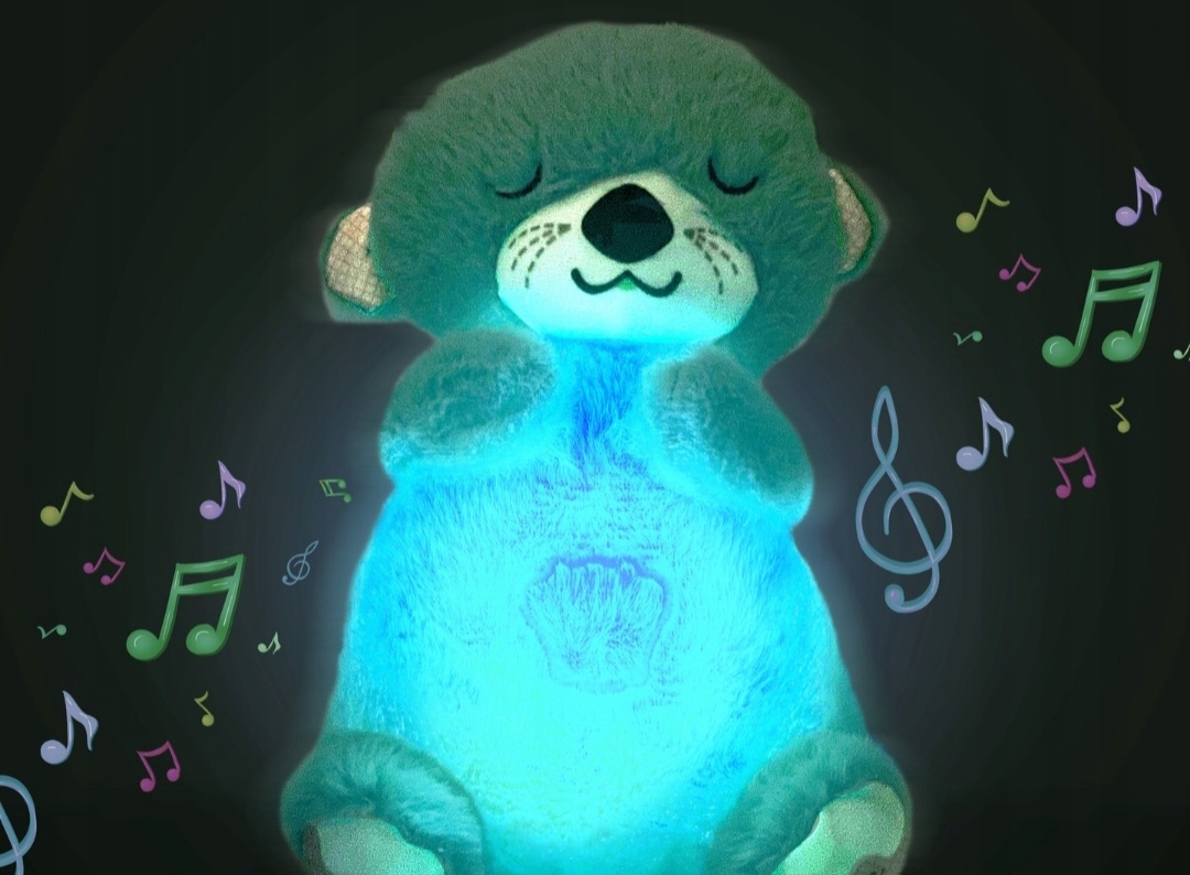 Szumiś Wydra Oddychająca PRZYTULANKA MASKOTKA SZUMIĄCA USPOKAJACZ MIŚ 32cm Wiek dziecka 0 +