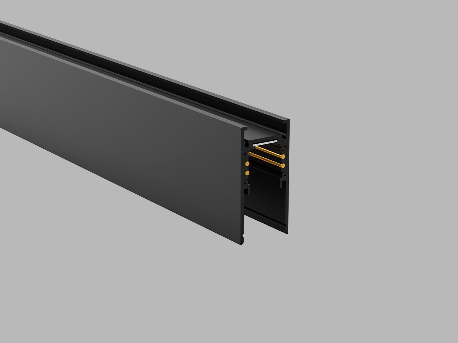 Magnetická koľajnica LED2 Mag Track 2m 48V DC Dali čierna