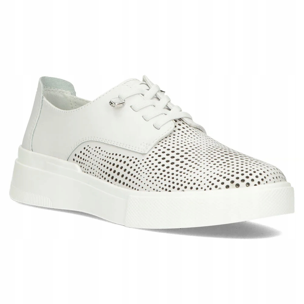 Buty damskie półbuty płaskie skórzane Filippo lekkie r.37