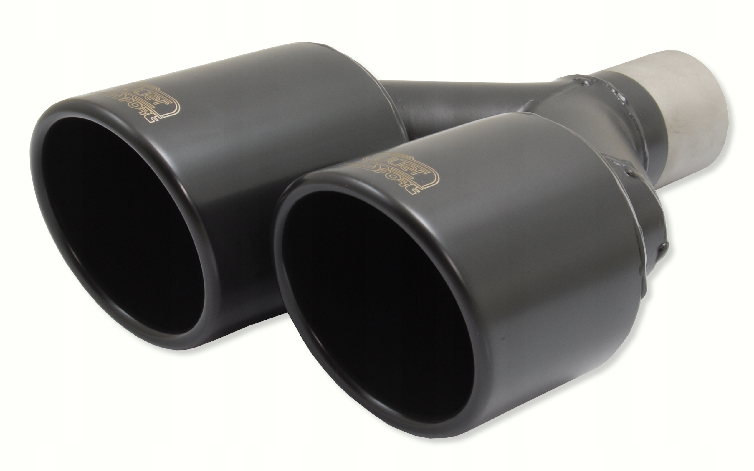 Końcówka Tłumika okrągła 100 mm | podwójna PRAWA