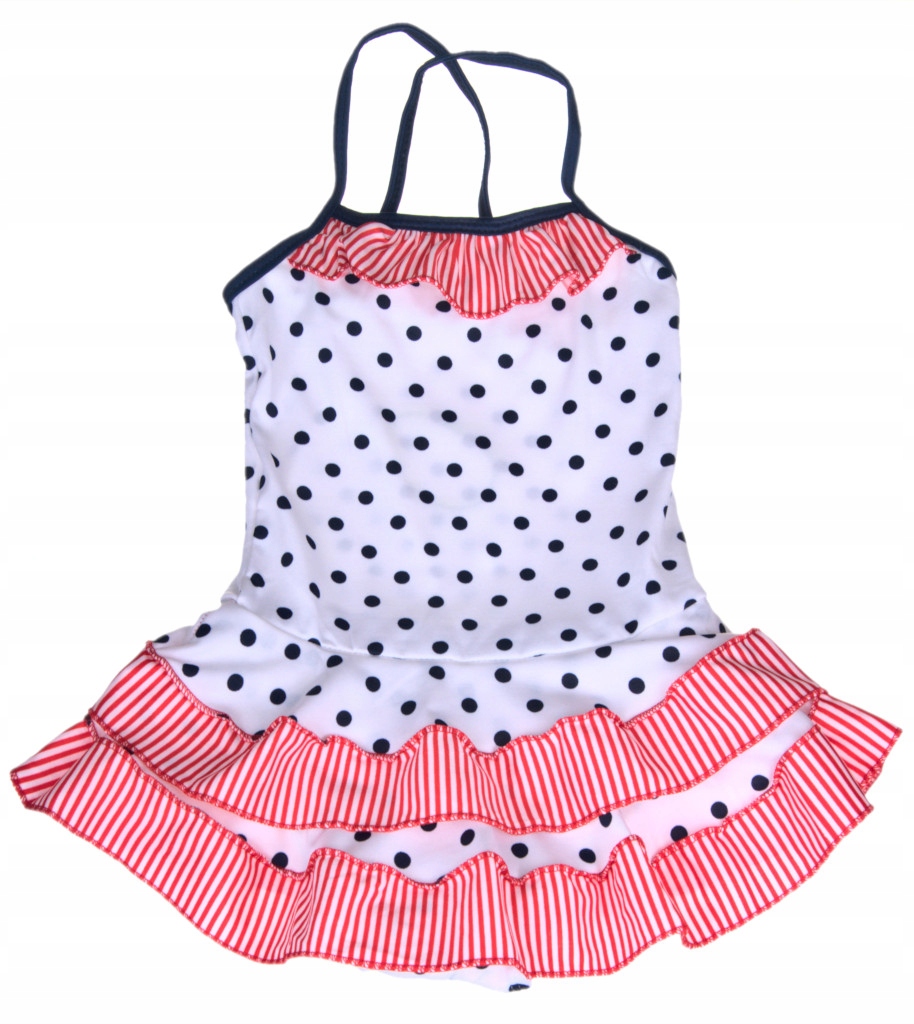 

Strój Kąpielowy Spódniczka Grochy Retro _110-116cm