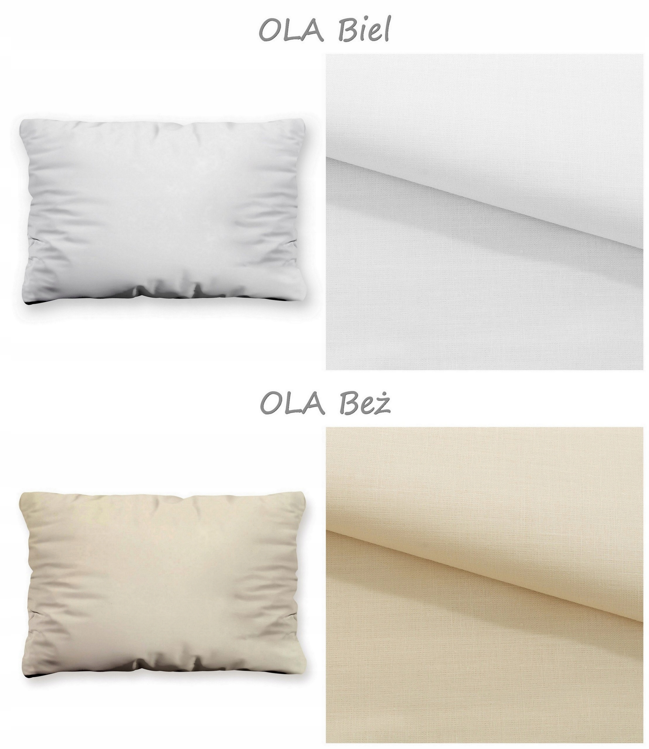 Poszewka na poduszkę 50x80 bawełniana do spania dekoracyjna na suwak zamek Szerokość produktu 80 cm