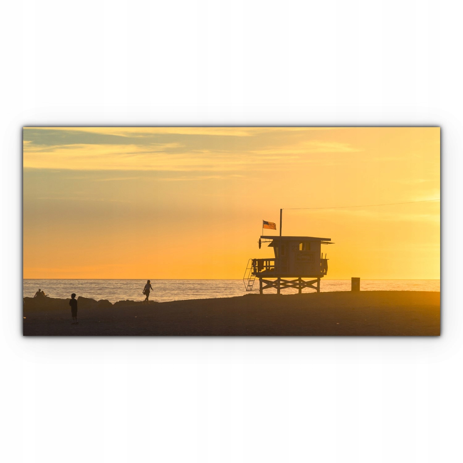 

Canvas płótno do sypialni 120x60 Plaża Los Angeles