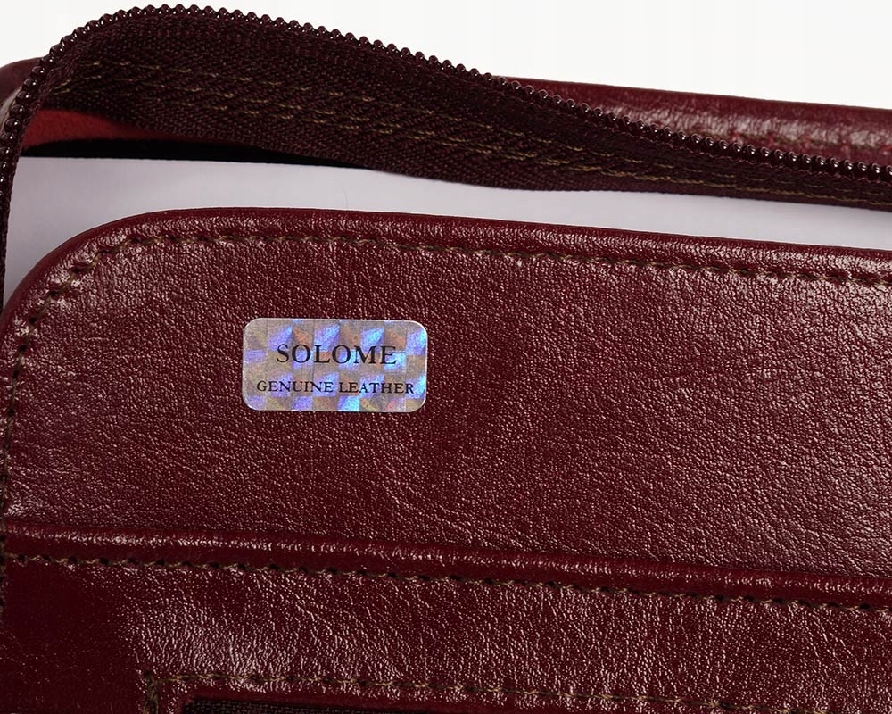 SKÓRZANA TECZKA NA DOKUMENTY BIWUAR SOLOME Marka Solome