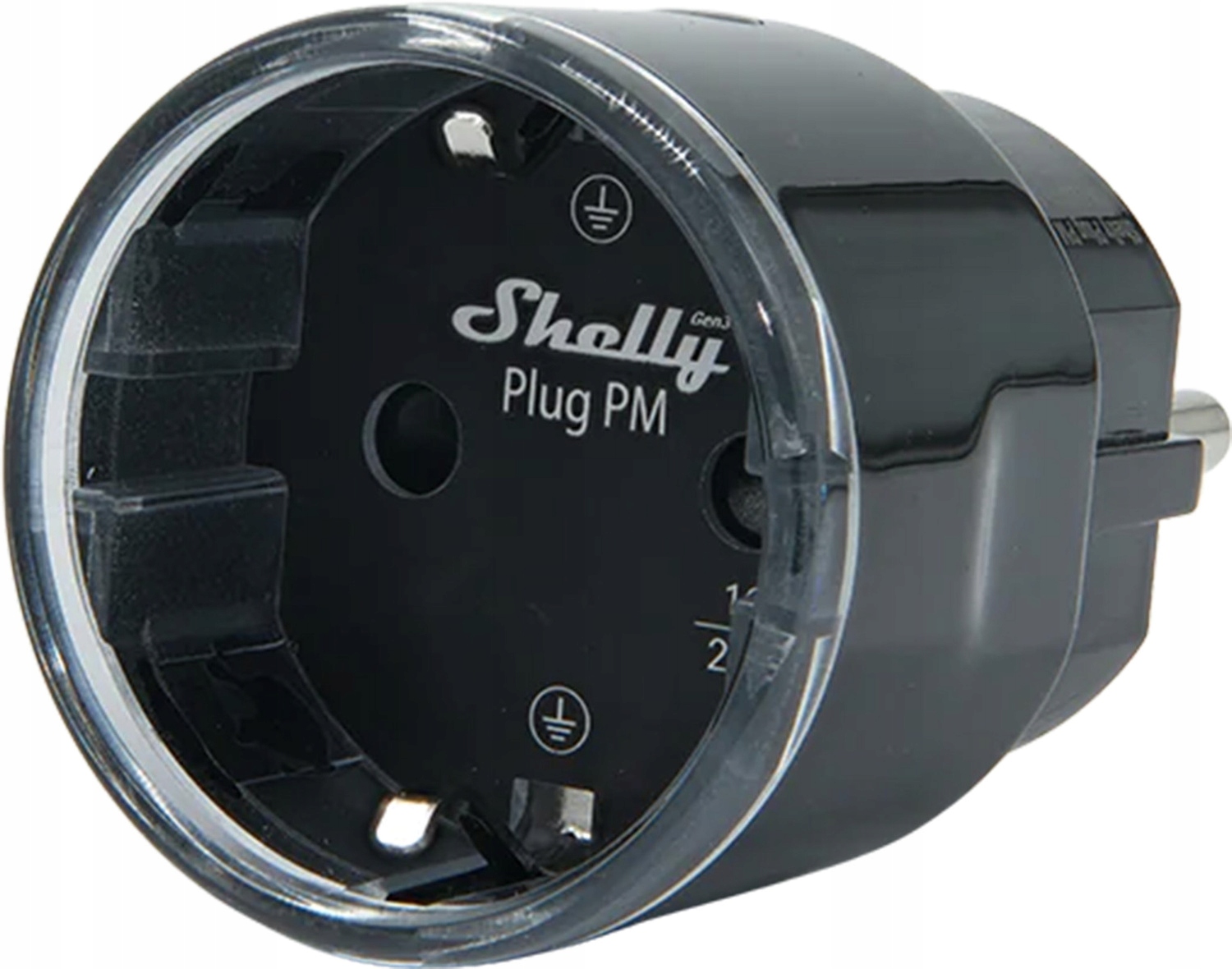 Chytrá Zásuvka 13A Shelly Plug Pm GEN3 Matter Černá