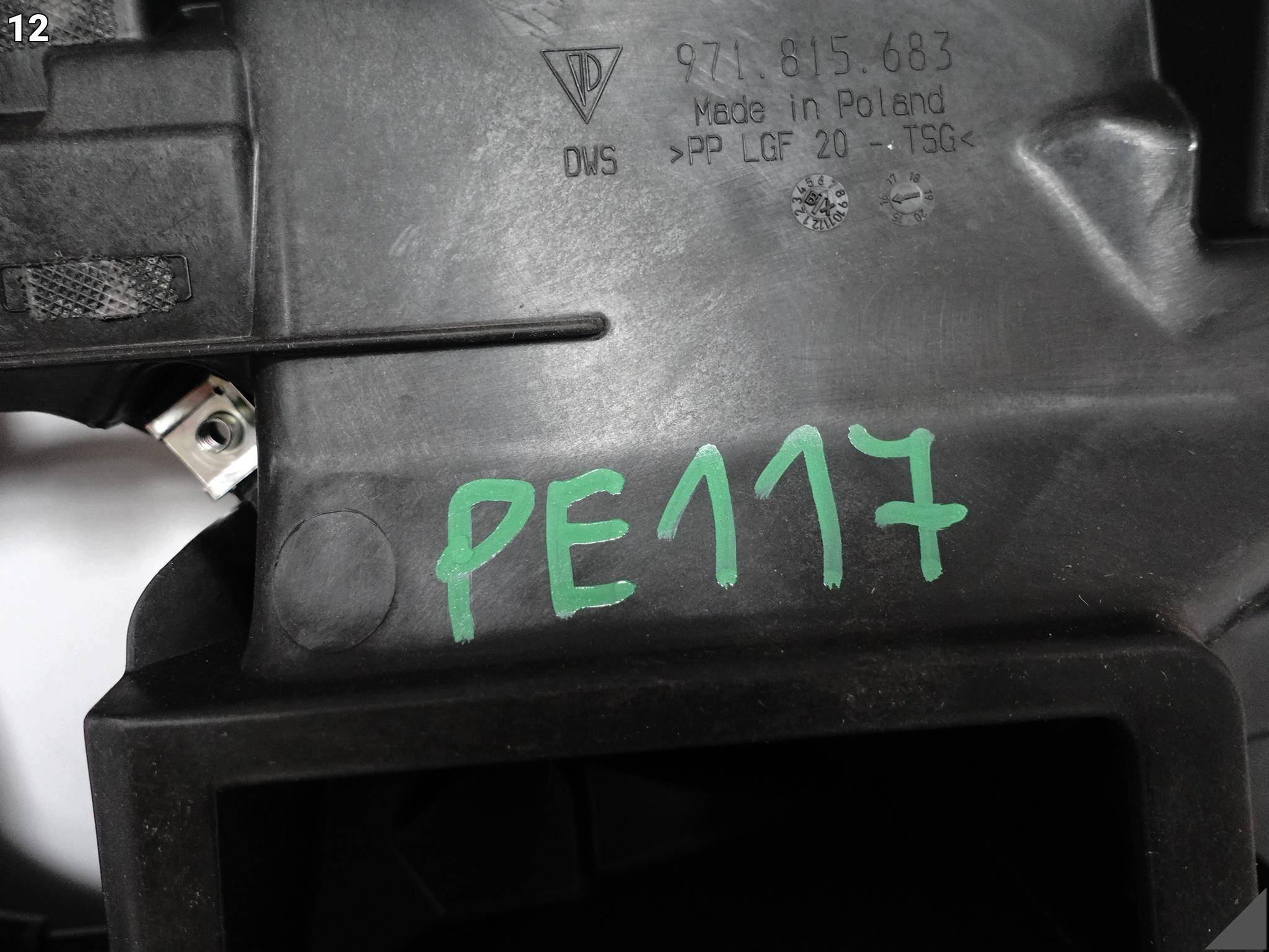 PORSCHE PANAMERA II 2 971 16-23 dashboard instrument panel console cockpit front