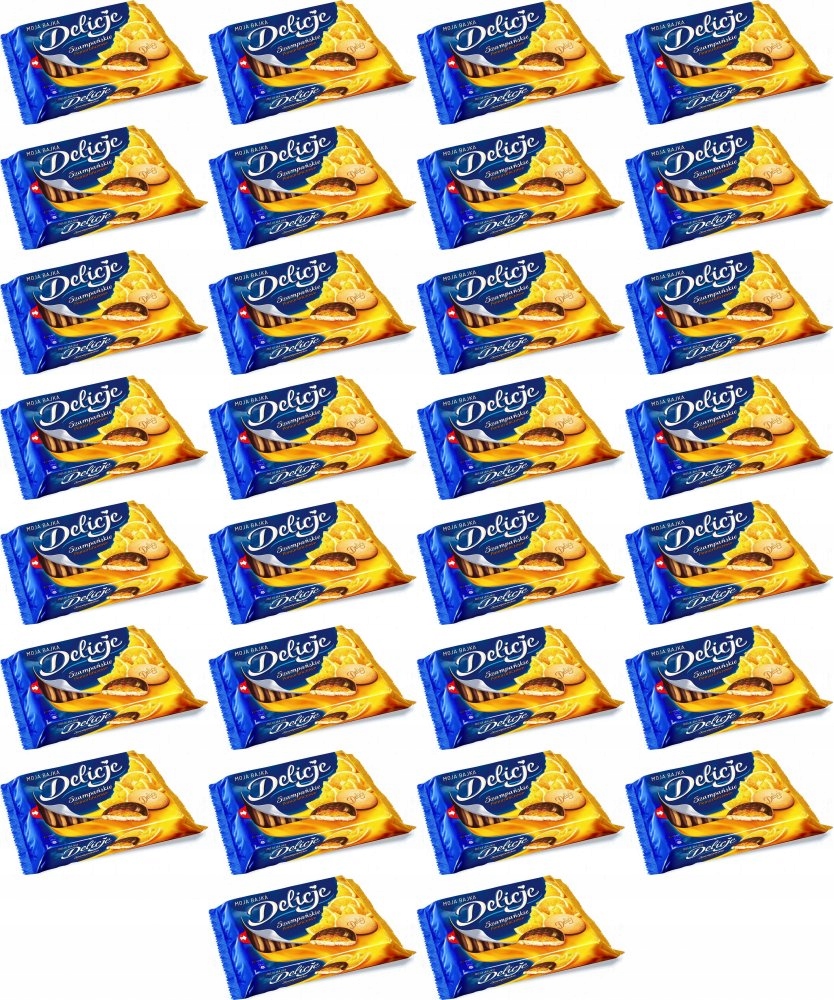 Biszkopty Delicje pomarańczowe 294 g x30