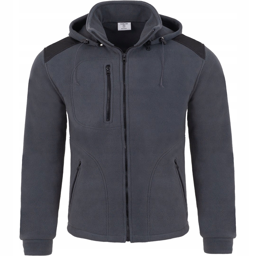 

Polar Męski z odpinanym kapturem FLRA340H Gf-bk M