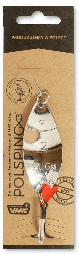 Błystka Wahadłówka Polsping Alga Nikiel 2 21g