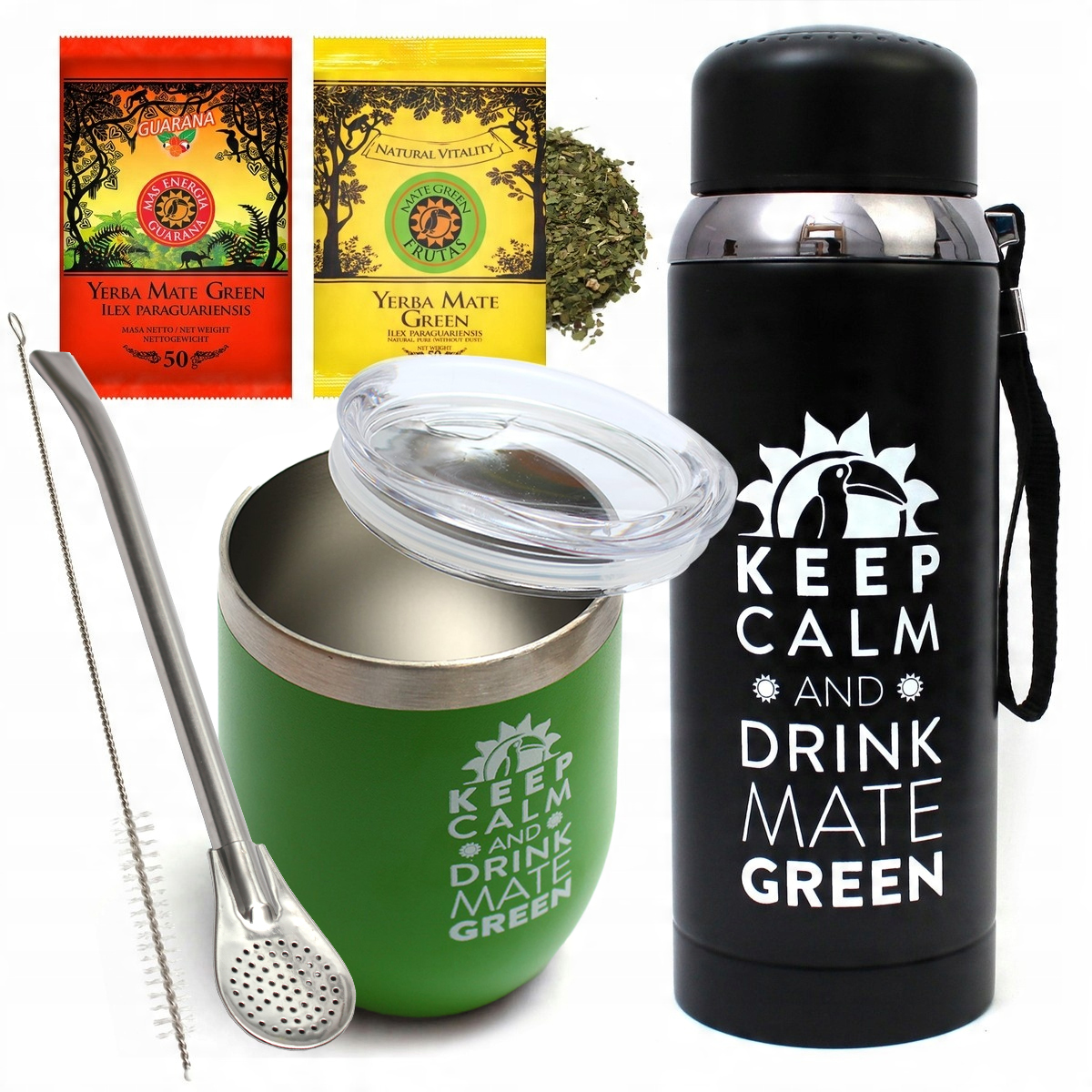 Kompletní sada pro yerba maté od Mate Green Termos Termolid Bonus