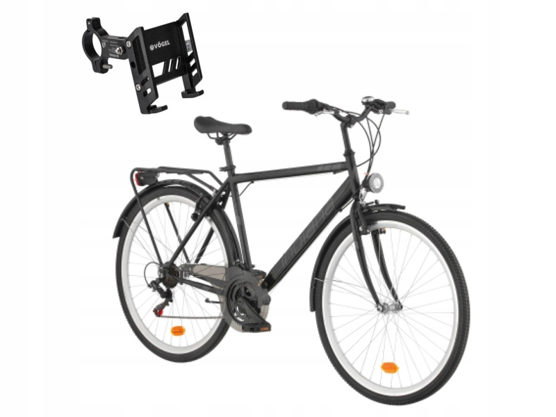 Rower trekkingowy Indiana Trekker M21 28 cali męski Czarny 2023 Uchwyt