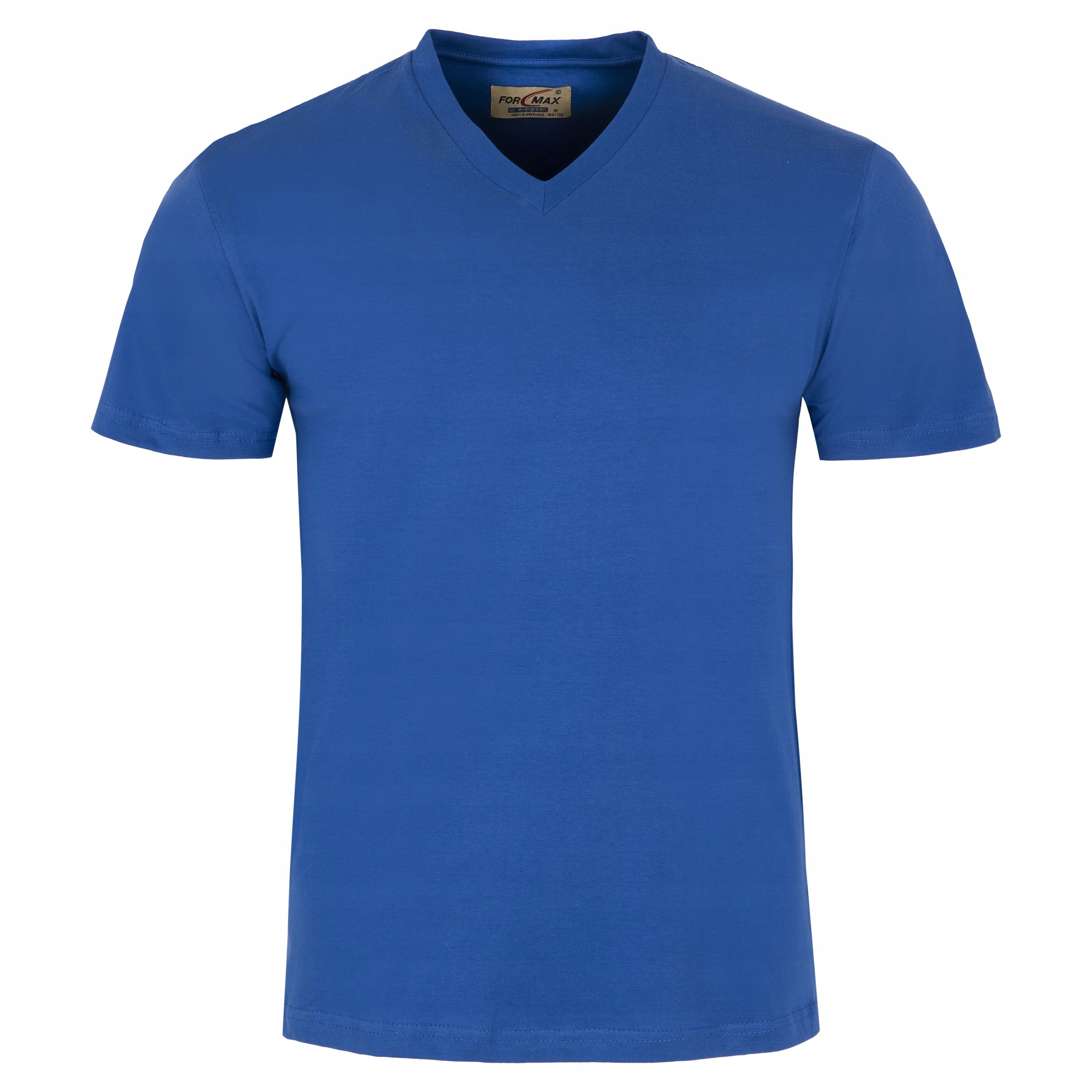 

T-shirt Męski W Serek Szafirowy Bawełna XXL H68