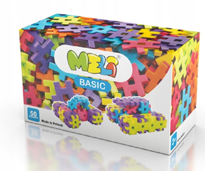 

Klocki Kreatywne Mini Wafle Meli Basic 50el