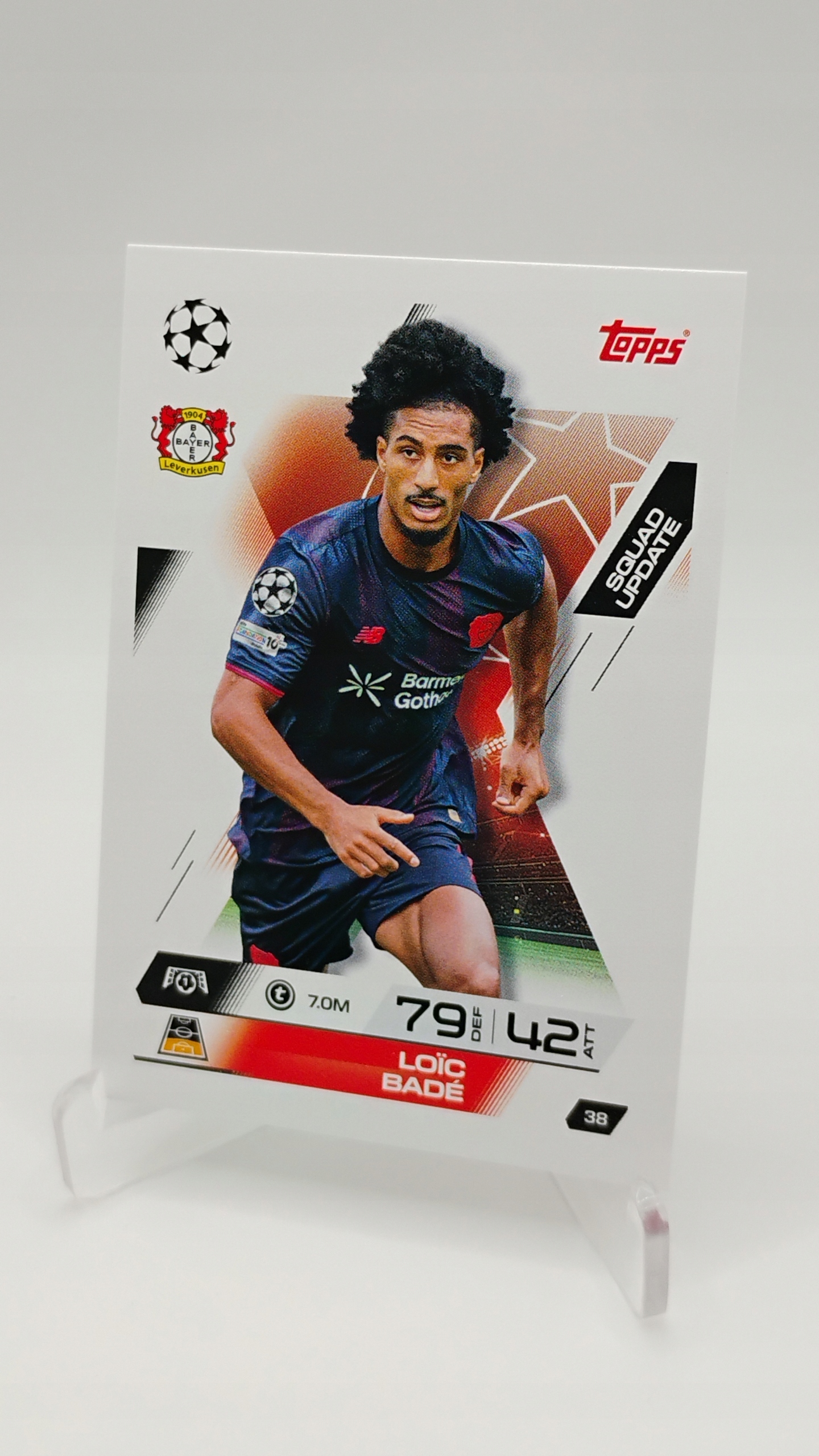 Topps Match Attax Extra 2025-2026 Squad Update 38 Loic Bade Leverkusen