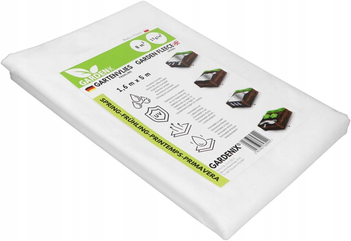 Venkovní Zahradní Netkaná Textilie 1,6 M X 5 M Propouští Vodu