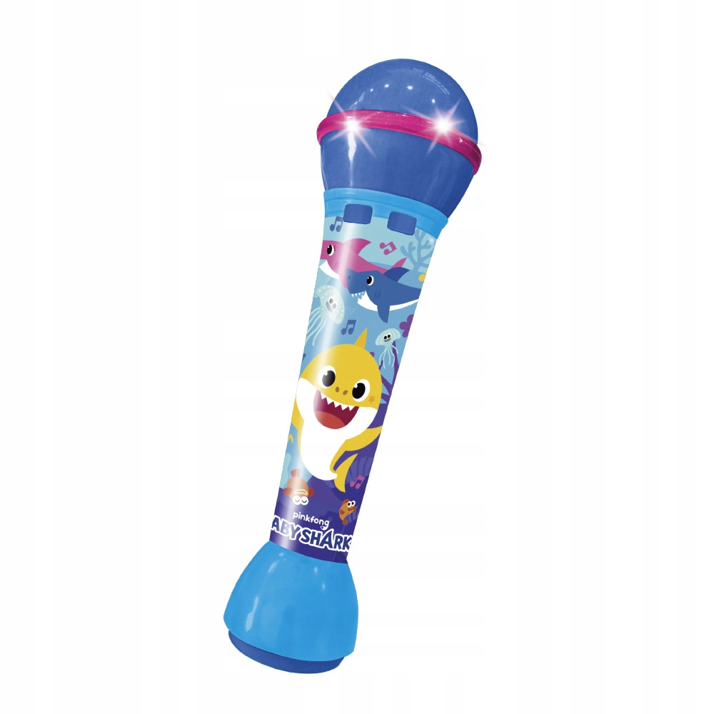 REIG Baby Shark Mikrofon ze wzmacniaczem i rytmami