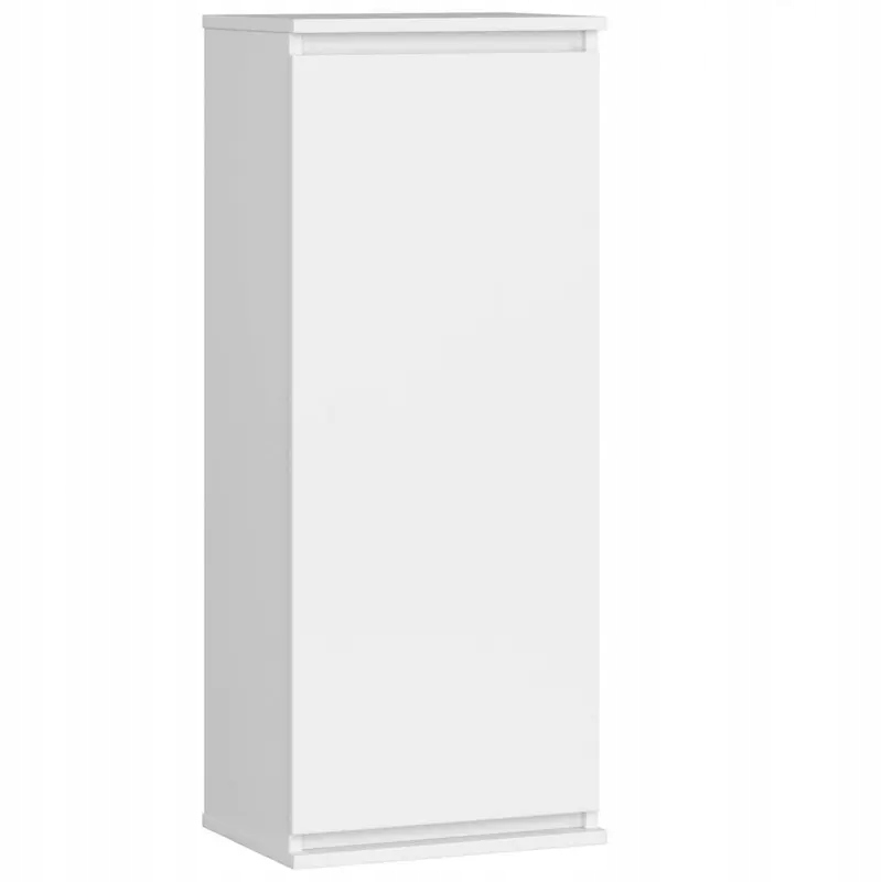 

Biała szafka wisząca pionowa 40 cm salon witryna