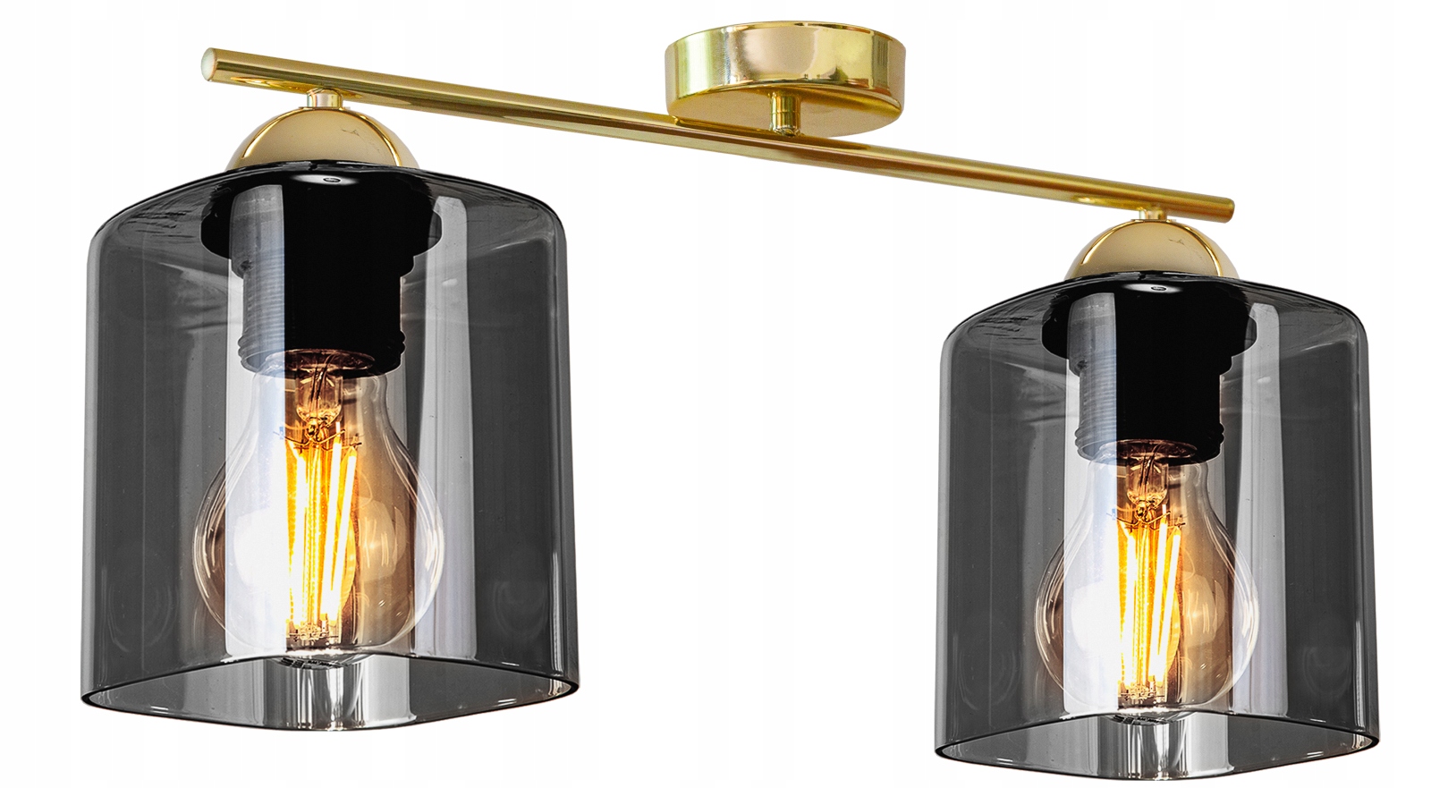 

Lampa Wisząca Sufitowa Żyrandol Złota Kule Led