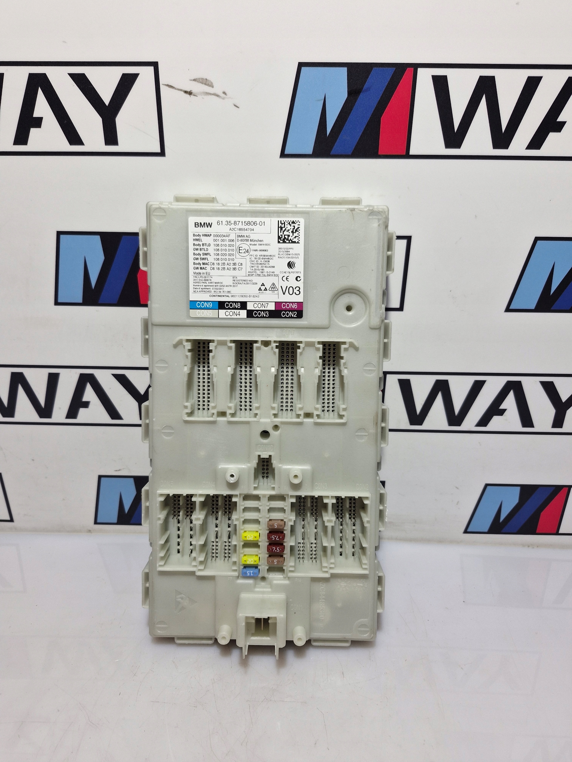 BMW G20 G21 G30 G31 module control unit BDC 8715806