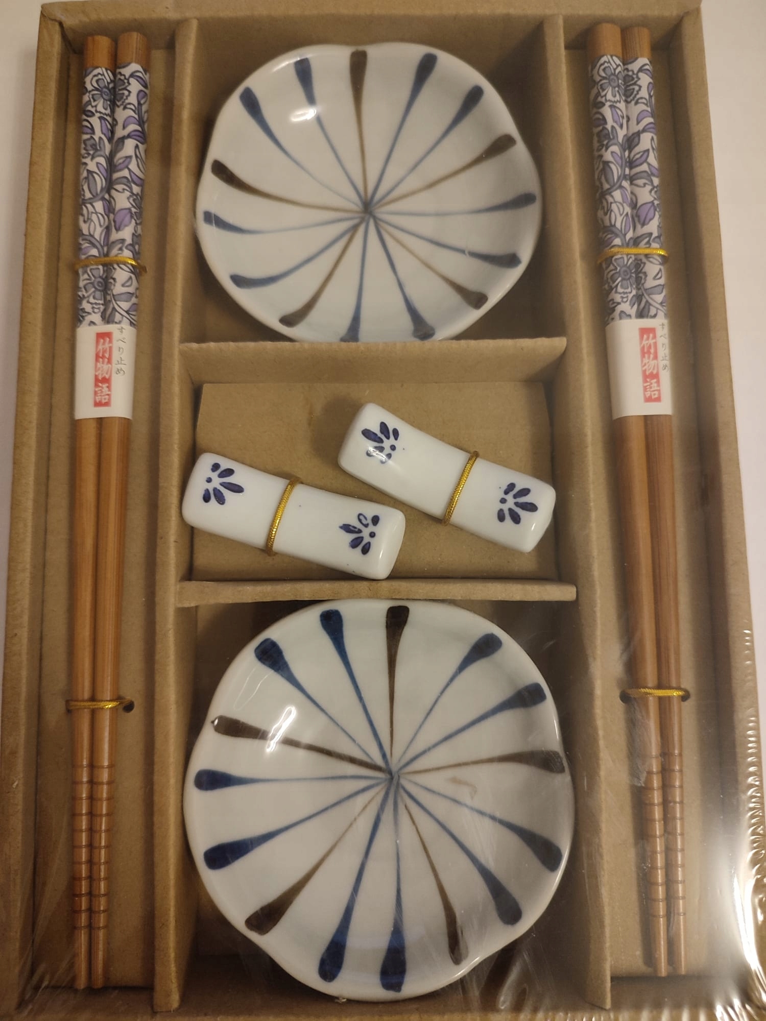 Zestaw pałeczek z podstawkami – wachlarz