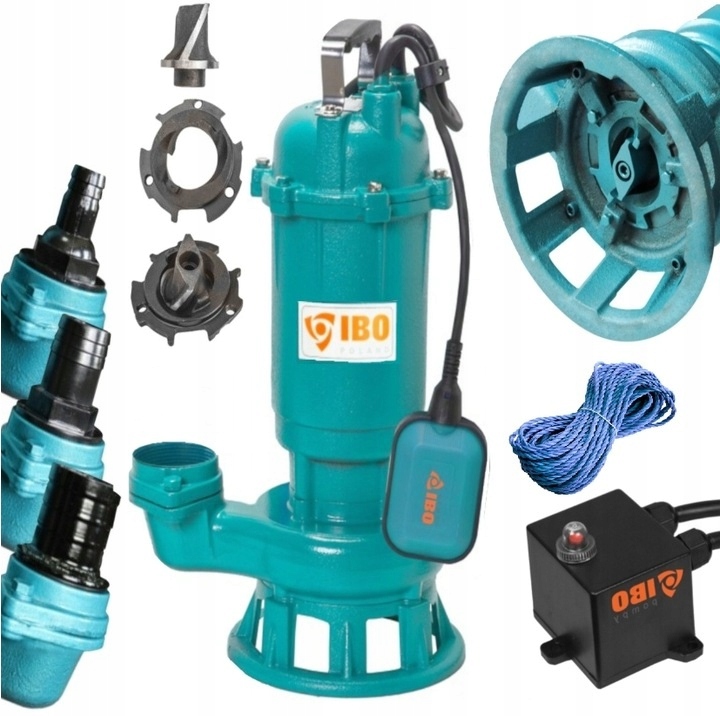 Furiat Ibo 1500 Pompa Do Szamba Brudnej Wody Z Rozdrabniaczem +linka