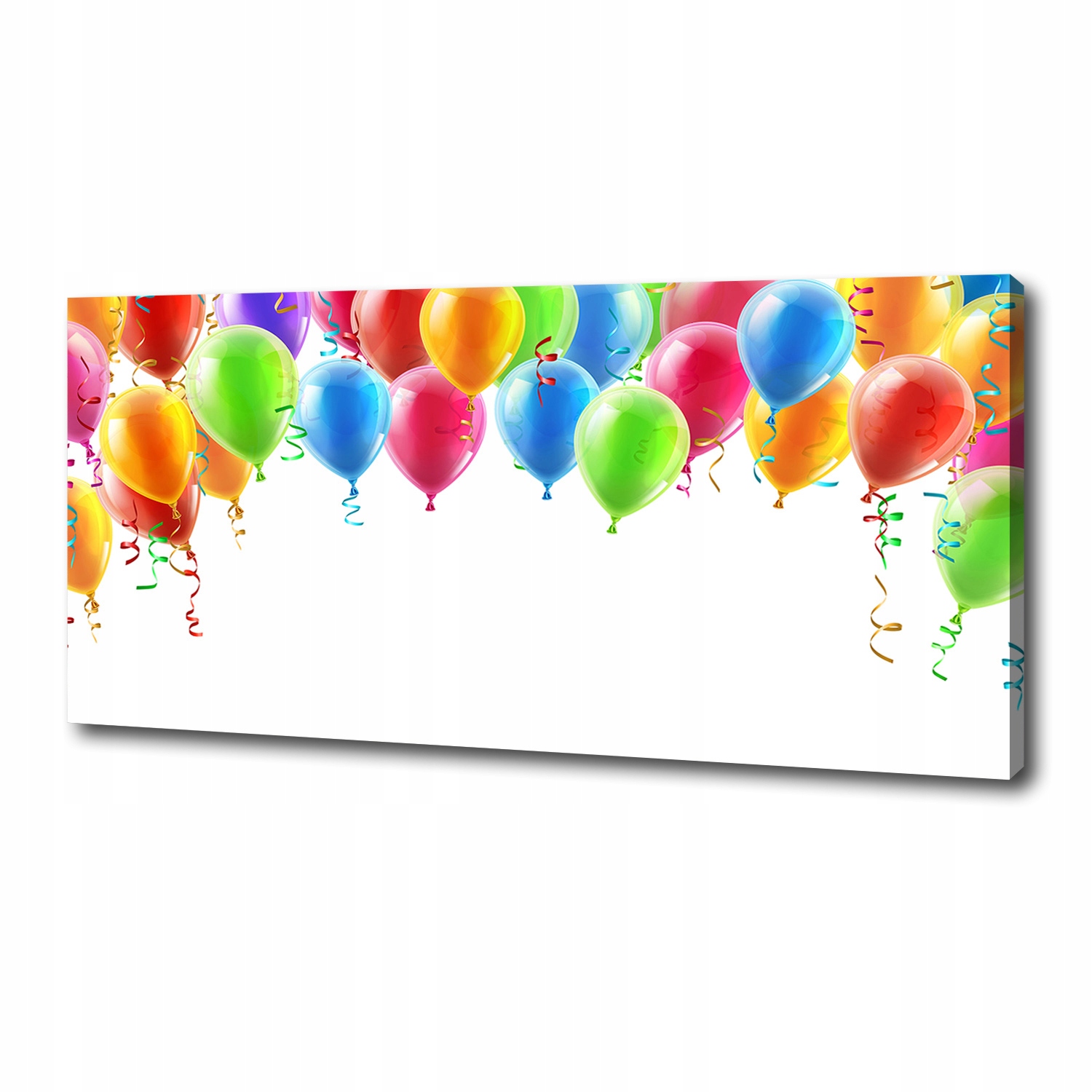 

Foto obraz na płótnie Kolorowe balony 125x50 cm
