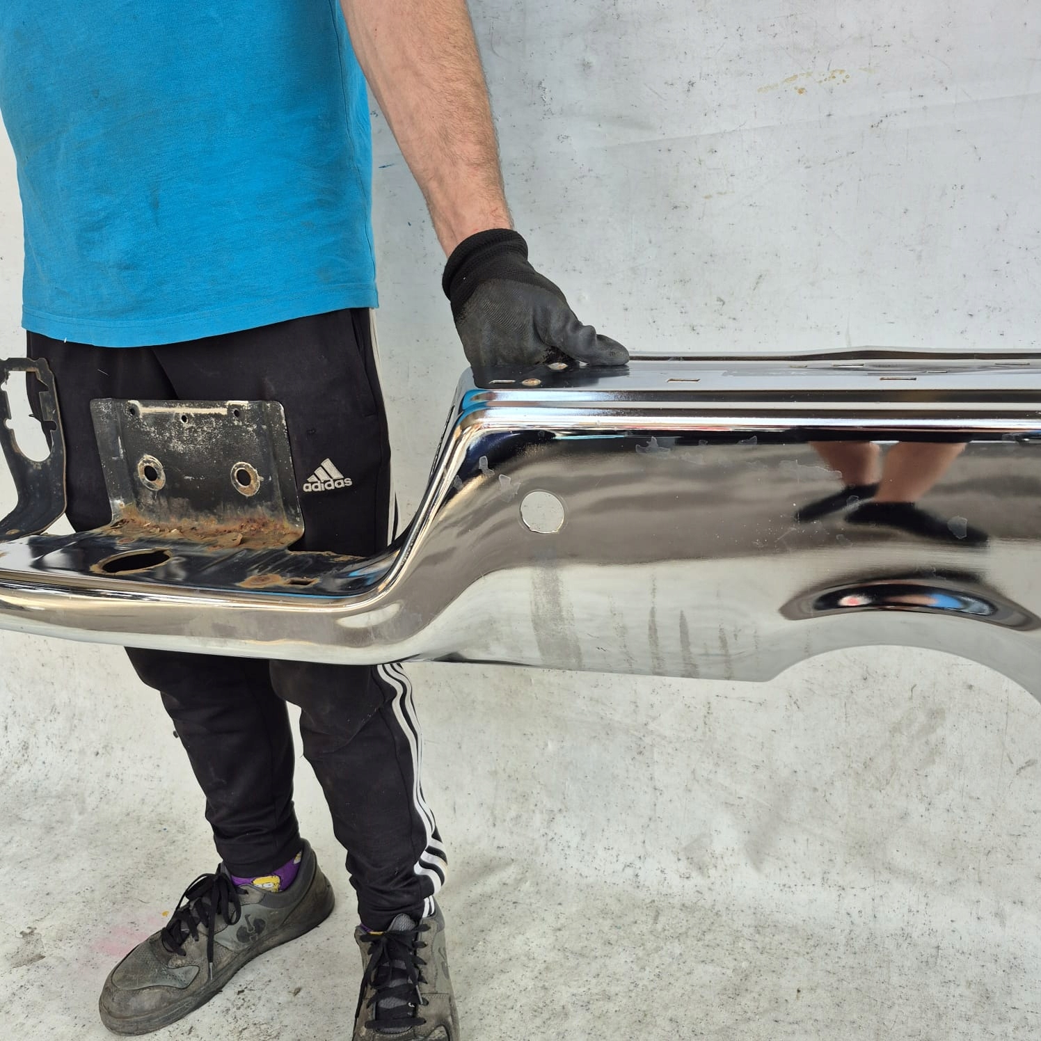 DODGE RAM IV 09- bumper rear part rear PDC