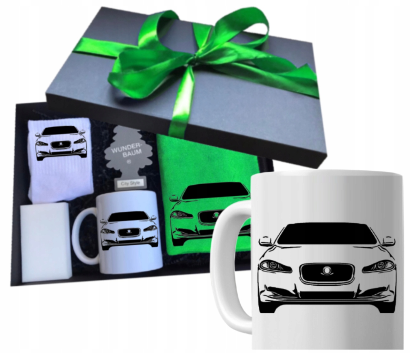 Sada Dárek k narozeninám, jmeninám pro chlapa, řidiče auta Jaguar
