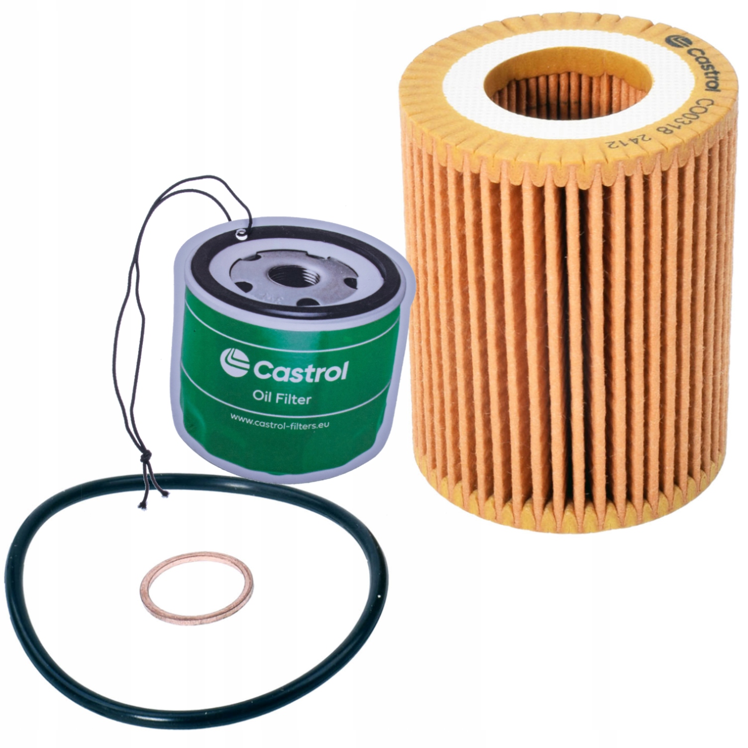 Castrol Filters Olejový filtr CO0318 vonný přívěsek bonus