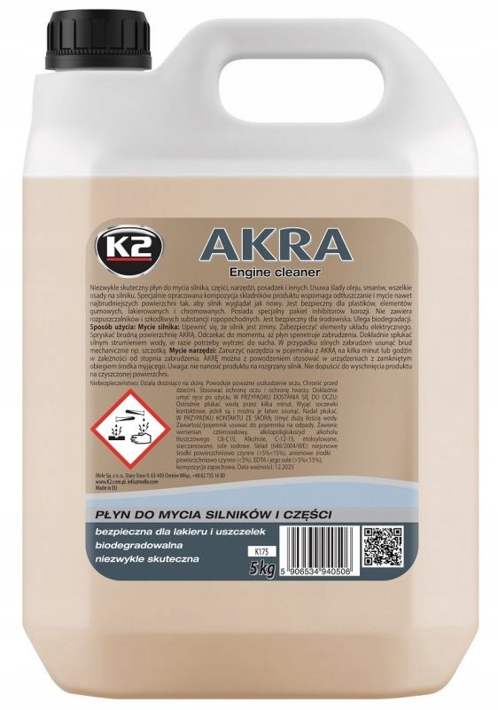 K2 AKRA PŁYN DO MYCIA SILNIKA 5L/5KG