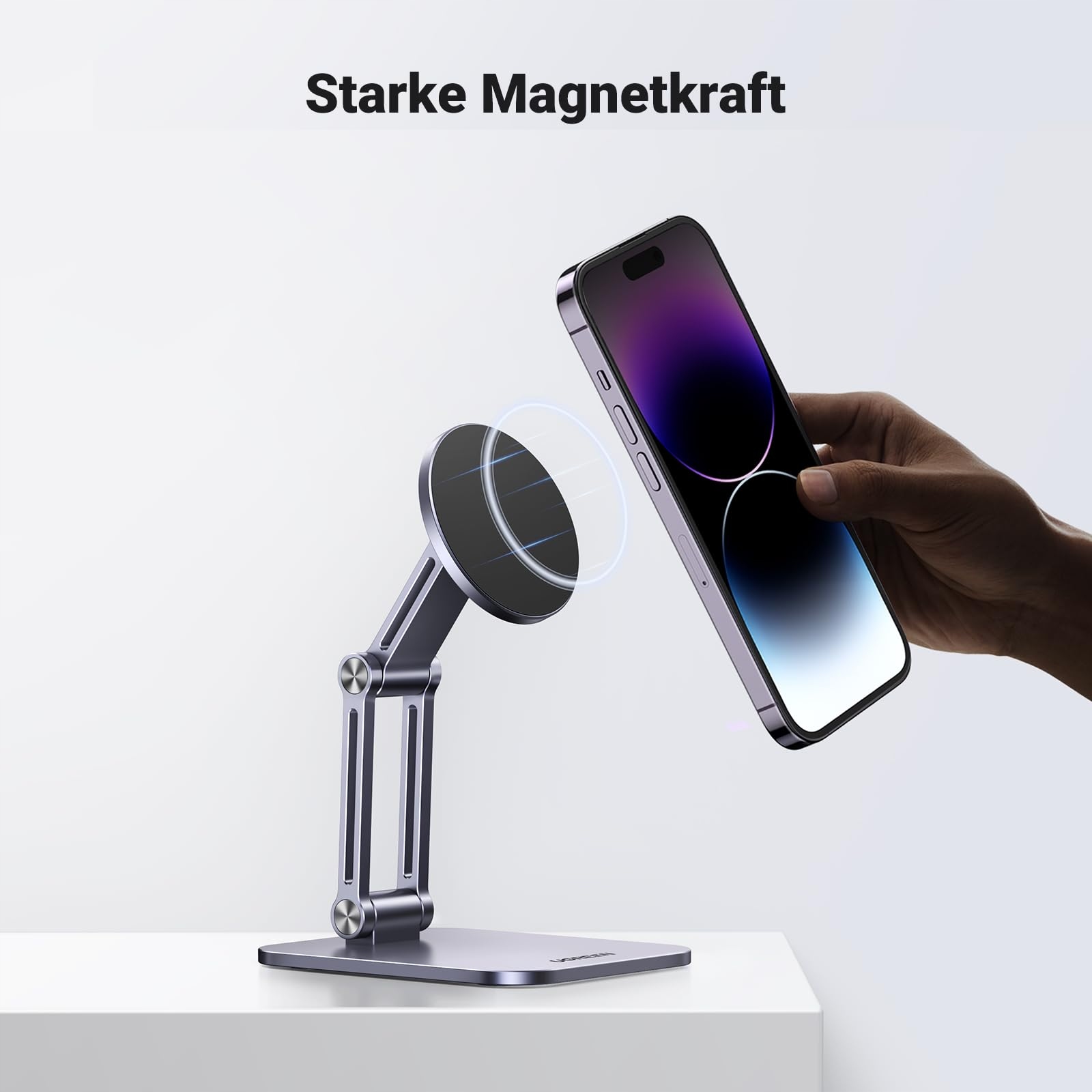 UGREEN Magnetyczny Stojak na Telefon Magsafe Składany Kompatybilny — miniatura 3