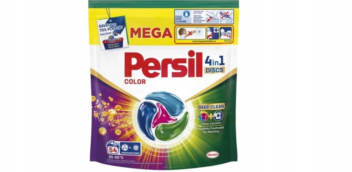 Levně Persil discs 54Praní Color Kvalita