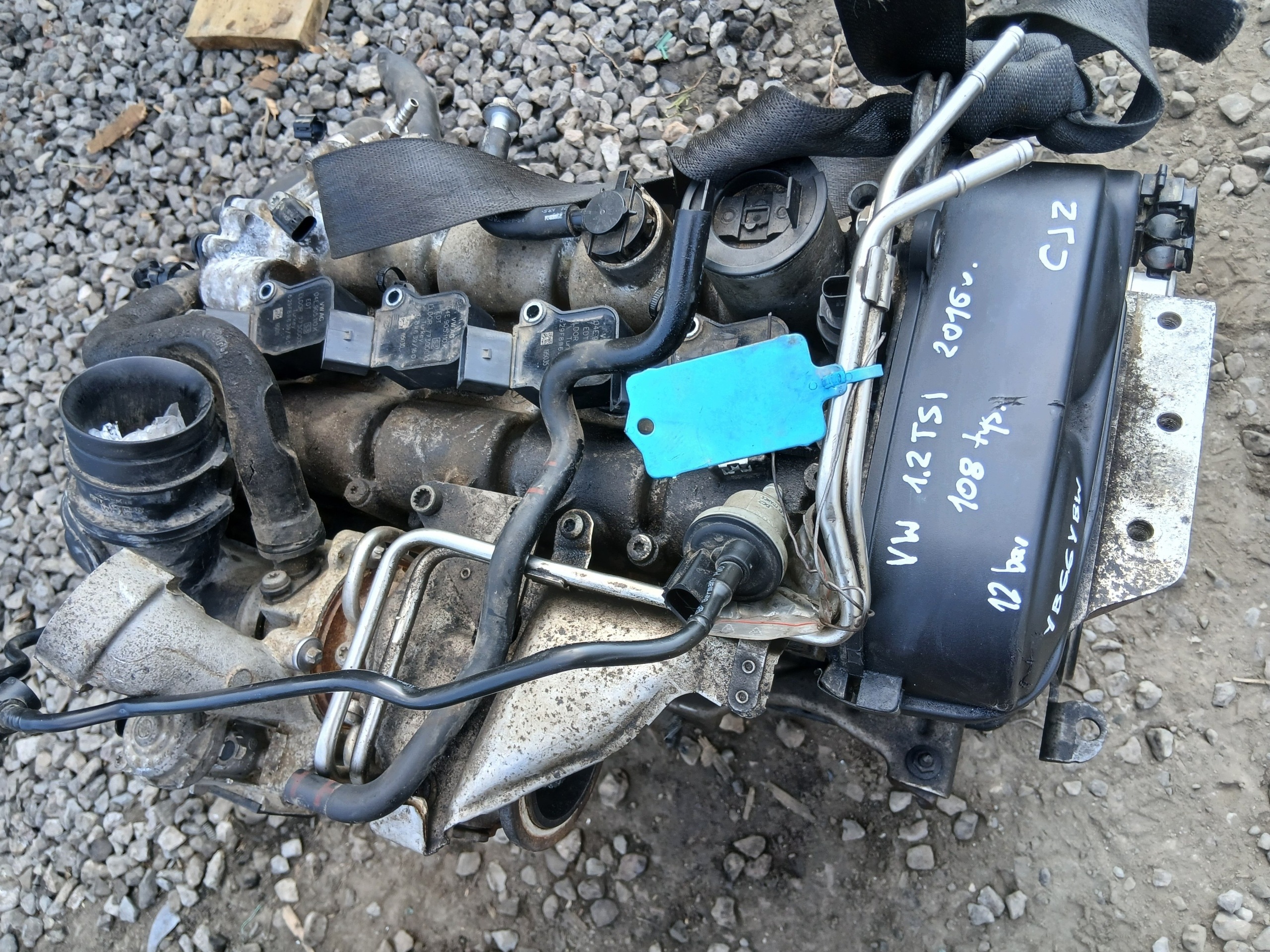 VW AUDI SKODA SEAT 1.2 TSI 2016 CJZ engine complete KPL 108 TYS KM