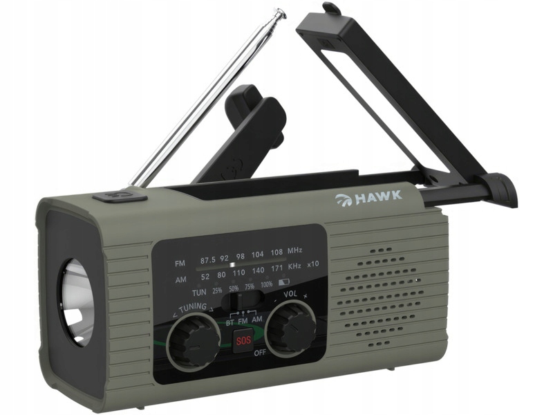 Radio Hawk Expedition R10 Analogowe Przenośne Szary