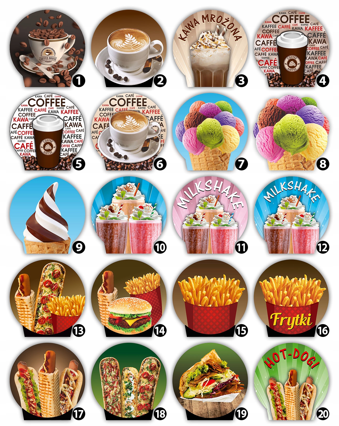 POTYKACZ WODOODPORNY STOJAK REKLAMOWY PIZZA Marka Feniks