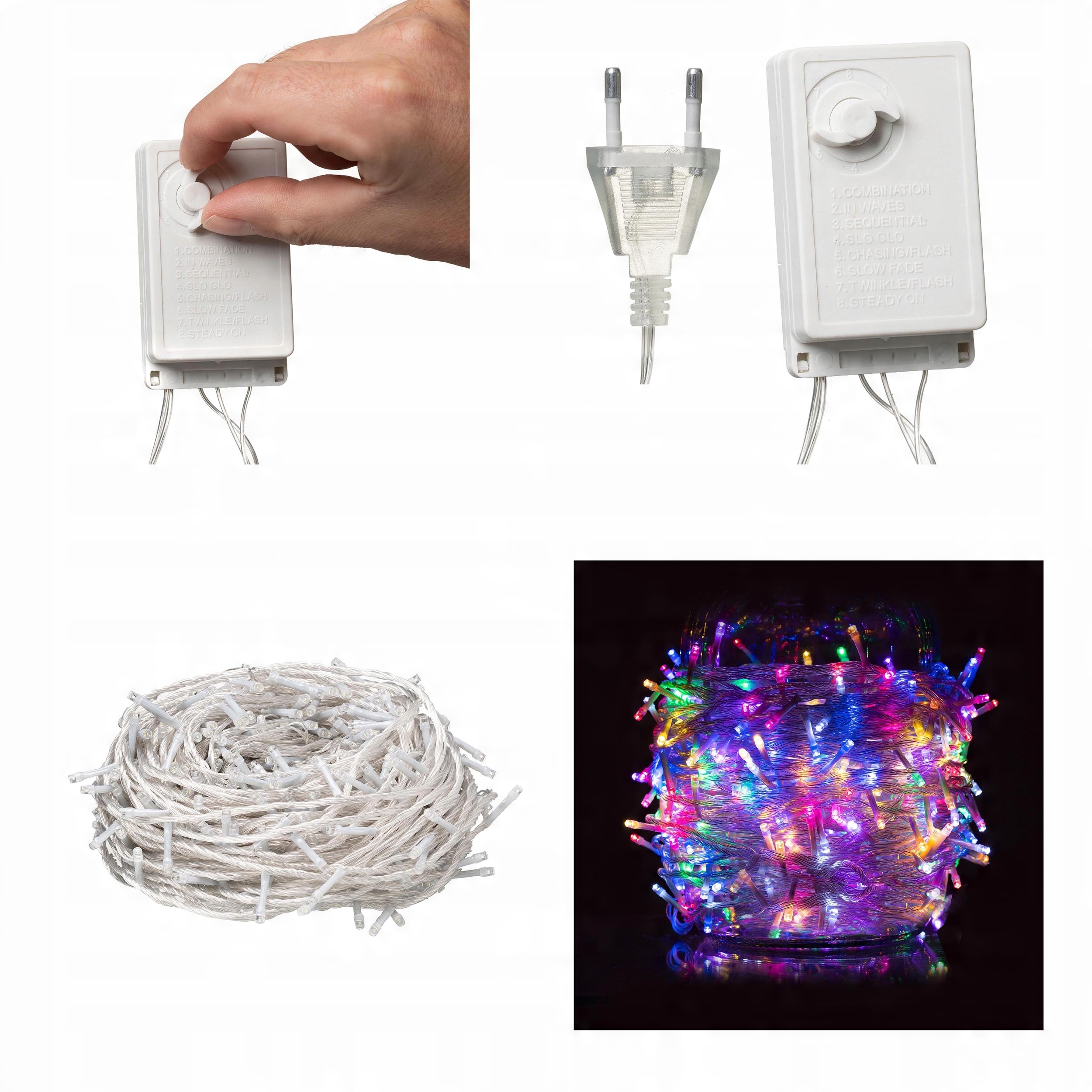 

Lampki Choinkowe 475LED 50m multikolor