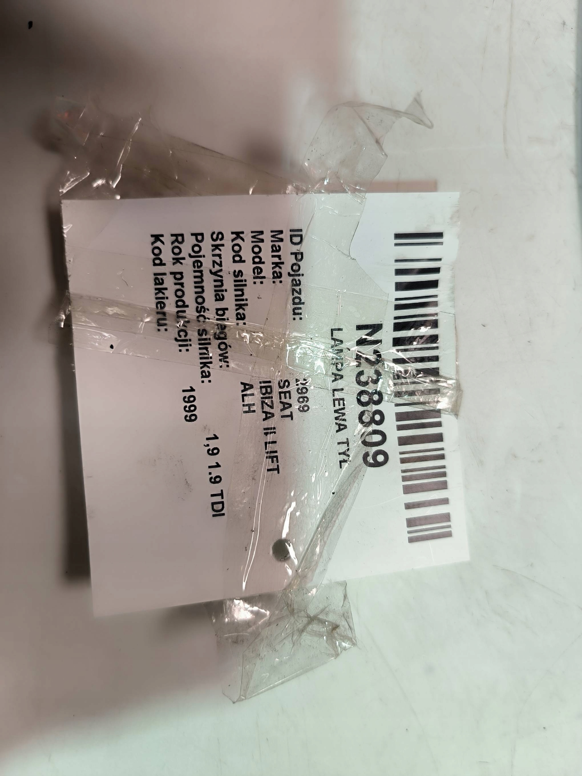 light left rear part 6K6945257C SEAT IBIZA II LIFT