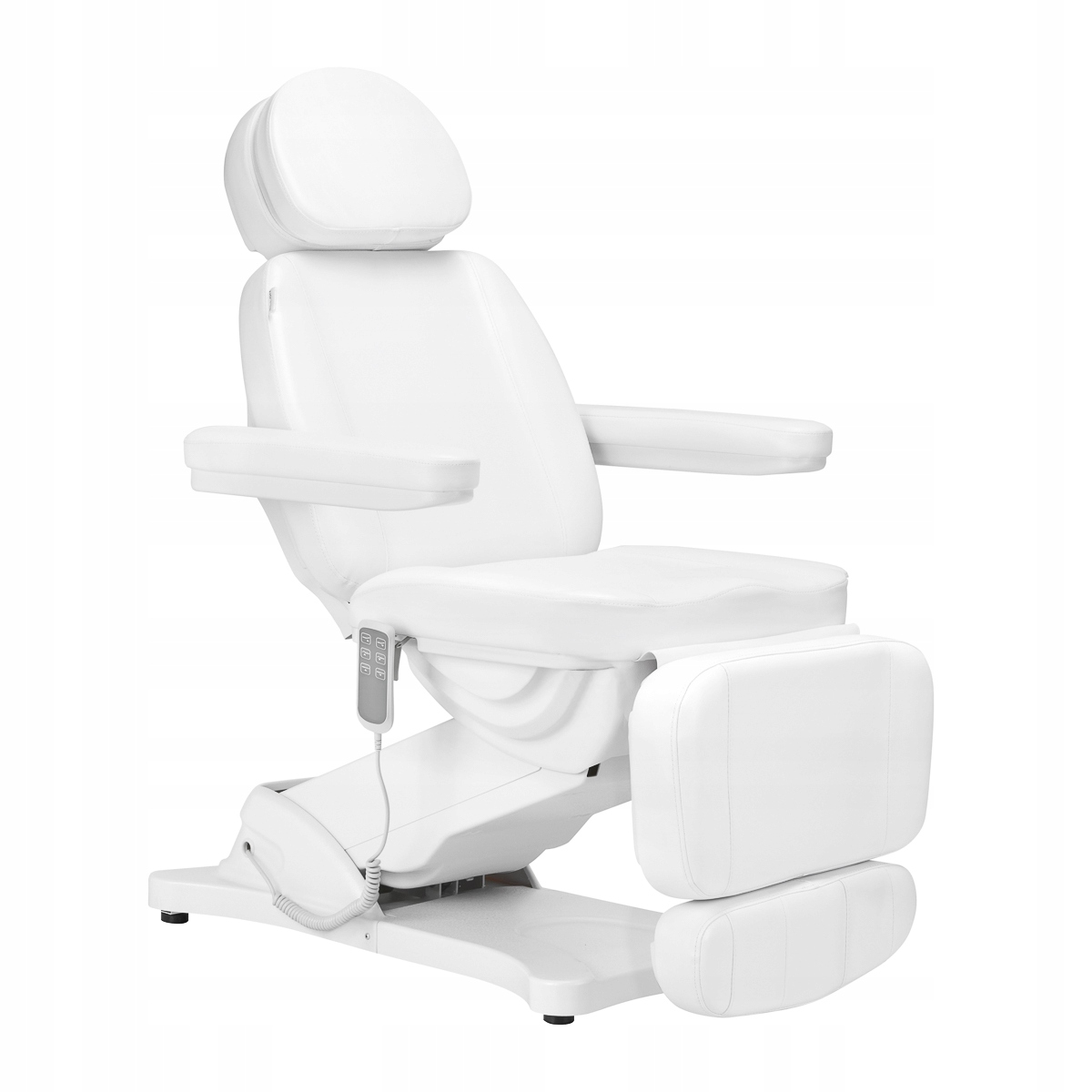 Elektrické kosmetické křeslo Sillon Classic 3 motory, bílá barva
