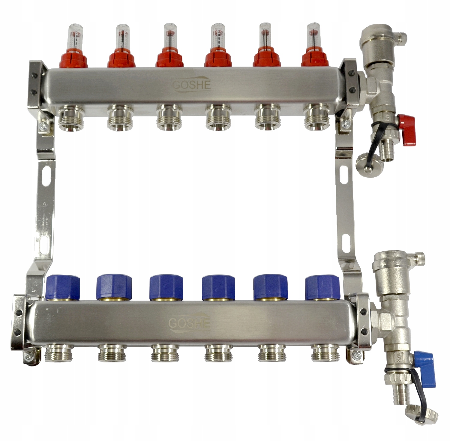 ROZDZIELACZ PODŁOGÓWKI STAL NIER. GOSHE 6 SEKCJI