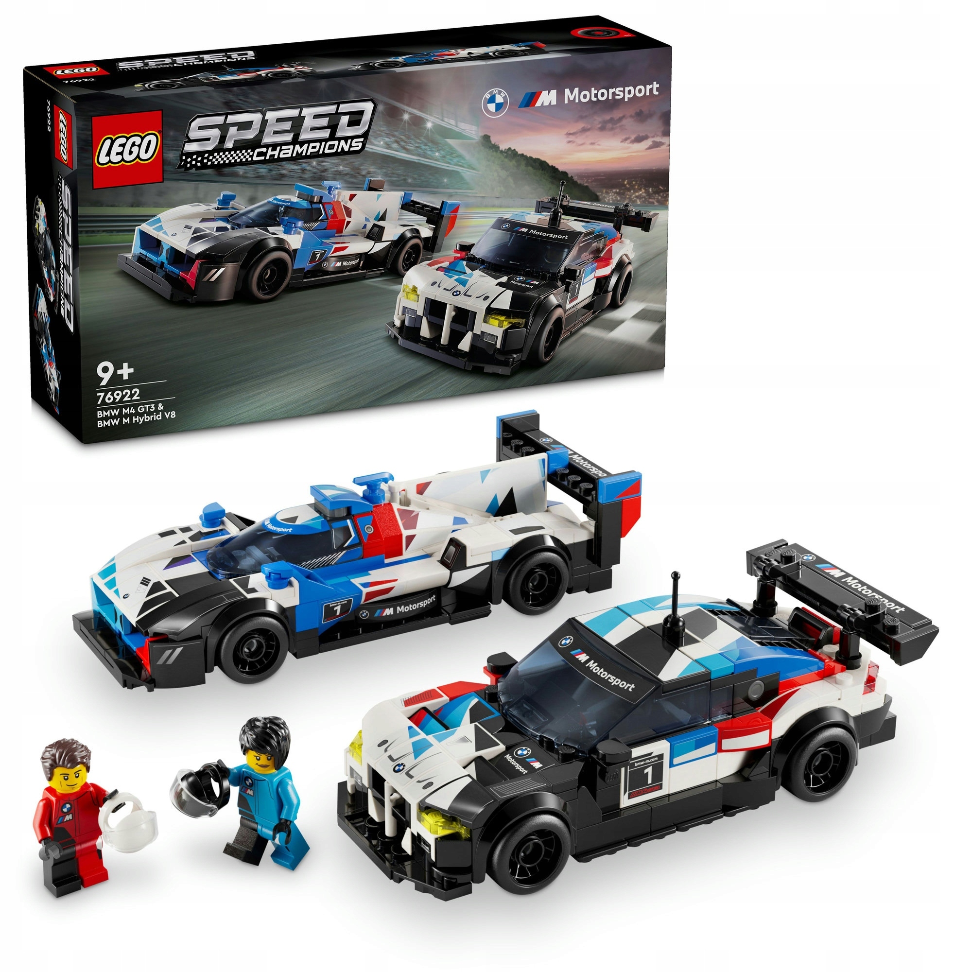 Lego Speed Champions Bmw M4 GT3 Bmw M Hybrid V8 Auta Sportowe Zestaw 76922