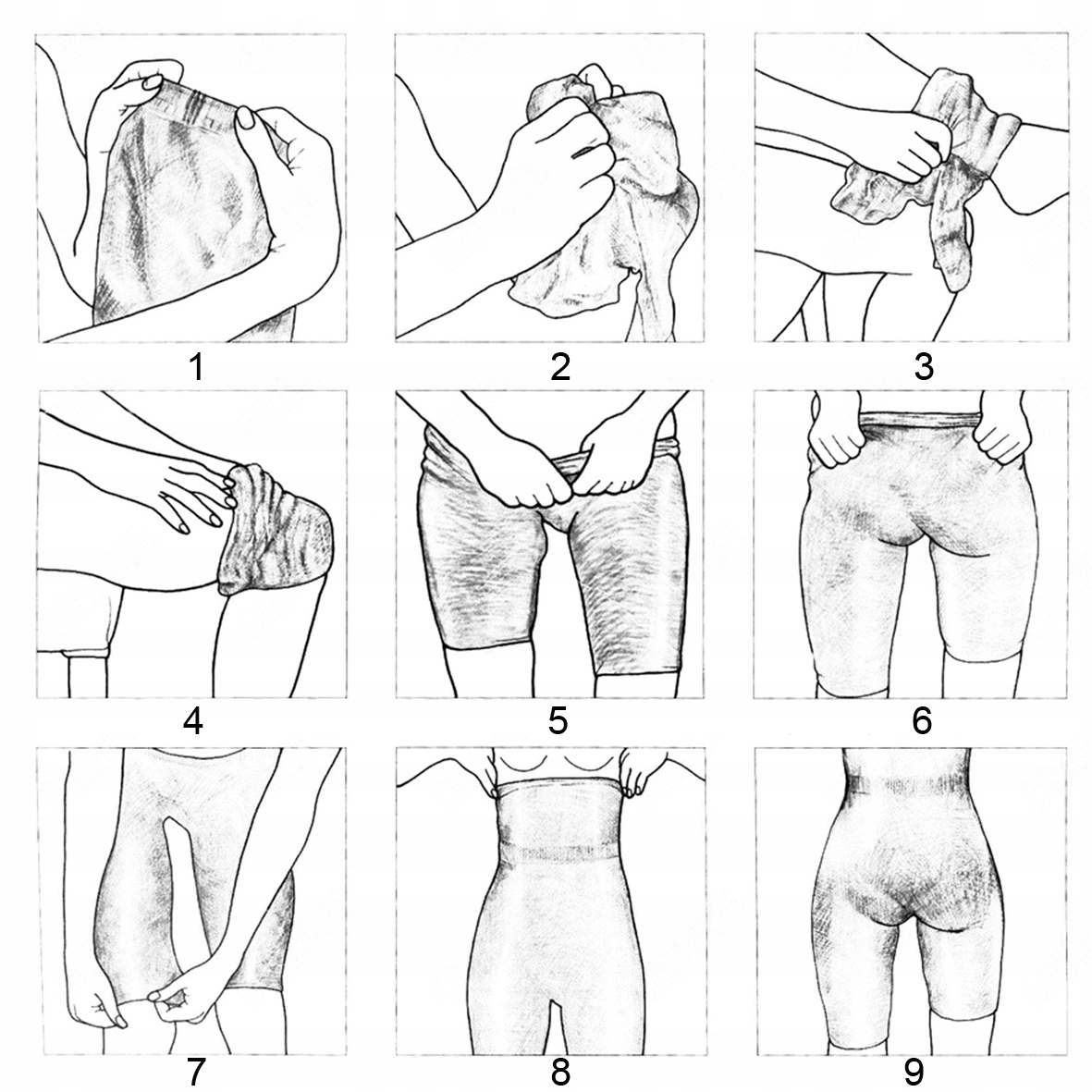 Orirose wysokie Majtki WYSZCZUPLAJĄCE brzuch modelujące uda push-up SIZE+ Płeć kobieta